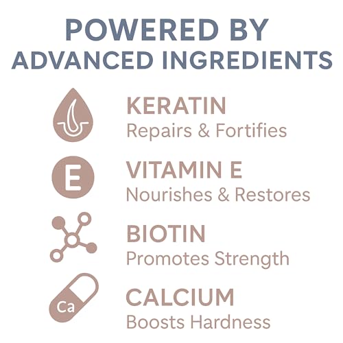 Repairing Middle Coat Duo ? 2 Pack Nail Strengthening Treatment ? Restores and Rebuilds Damaged Nails ? 7-Free, Non-Toxic, Safe for Kids and Cancer Patients