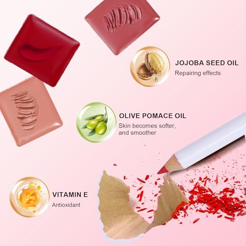 O'CHAIN 12 Colors Matte Lipstick Palette with Lip Liners Set