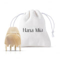 Mini 1-Inch Creme Claw Clip for Women - Secure Hold & Chic Finish