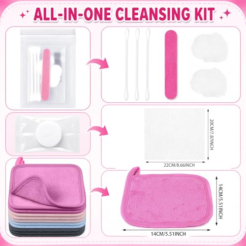 Travel Beauty Kit 150 Pc Bulk with Makeup Remover & Compressed Towels