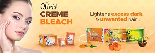 Olivia Creme Bleach with Turmeric 30ml - Hypoallergenic Face & Body Lightening Pack of 1