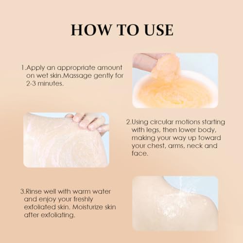 Turmeric Lemon Body Scrub 3-Pack - Brightening Exfoliator