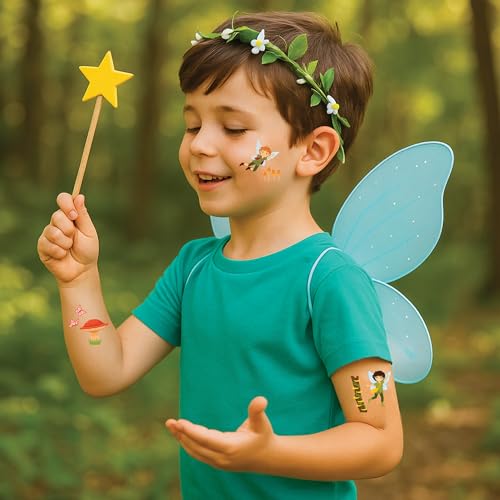 Fairy Temporary Tattoos 48-Pack – USA Made – Skin-Safe