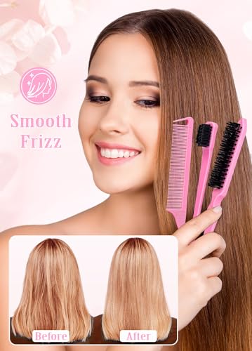 Hair Wax Stick & Edge Brush Set – Frizz Control & Flyaway Smoothing