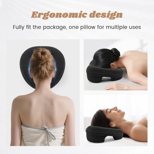 Kakalote Ergonomic Memory Foam Face Down Massage Pillow for Spa & Bed