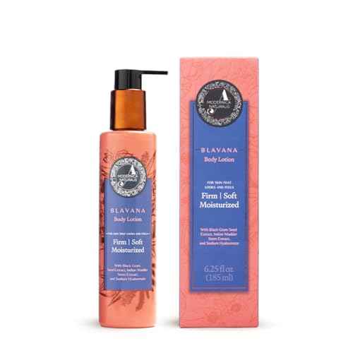 Blavana Body Lotion?Intensely Moisturizes Dry, Crepey Skin on the Neck, Arms, Thighs & Legs | Fast-Absorbing, Lightweight | Black Gram + Indian Madder + Sodium Hyaluronate + Glycerin | 6.25 fl. oz
