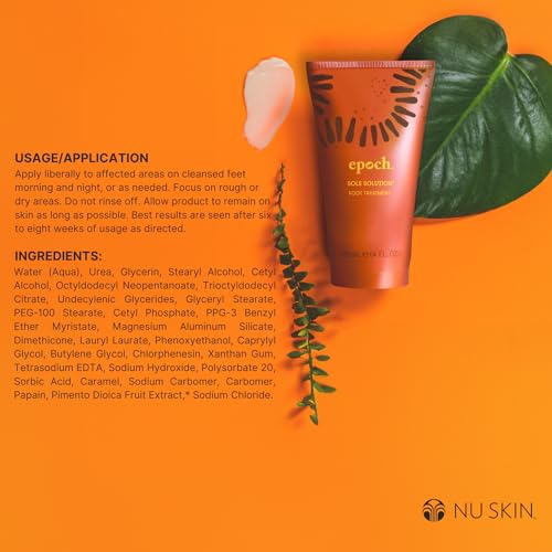 Nu Skin Epoch Sole Solution Foot Treatment Cream for Cracked Heels, 4 oz