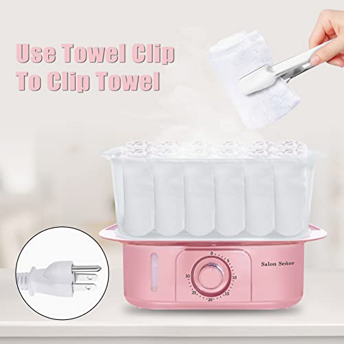 Salon Señor Pink Towel Steamer 8L - 5 Min Heat