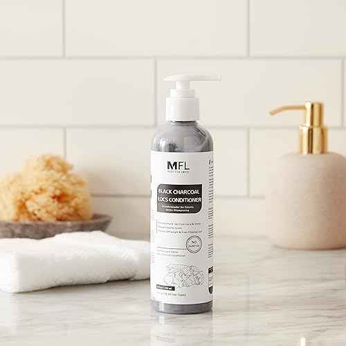 Made For Locs Black Charcoal Conditioner | Dreadlocks/Locs Detox Charcoal Conditioner | 8 oz