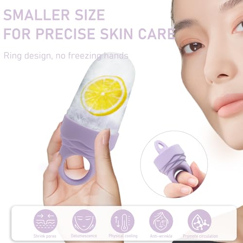 3-Pack Ice Roller for Face – Silicone Reusable Facial Depuffer