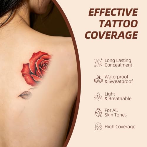 Tattoo Cover Up Cream - Waterproof Full Coverage Concealer