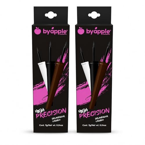Waterproof Liquid Eyeliner Pen Black, 2 Pack