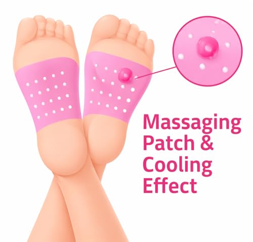 Cooling Foot Patch 3 Pack with Acupressure for Tired Feet