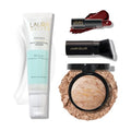 Laura Geller Effortless Essentials Makeup Kit with Foundation Lipstick & Brush