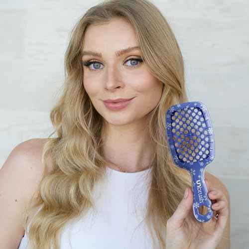 UNbrush Mini Holiday Hair Brush for Pain-Free Brushing On All Wet/Dry Hair Types