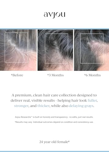 Avjou Researche Scalp Serum for Thicker, Fuller Hair - 1.7 oz