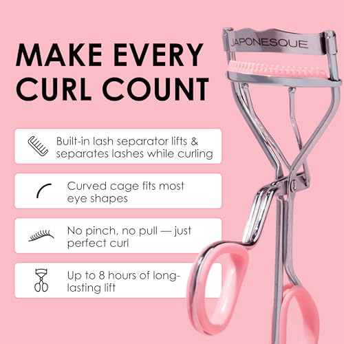 JAPONESQUE Lash Definition Eyelash Curler with Replacement Pads