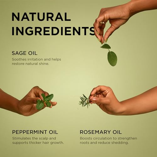 African Pride Feel It Formula Pre-Wash Detangler | Hair Treatment & Hair Mask with Peppermint, Rosemary & Sage | Strengthens, Moisturizes, Promotes Growth | 12 oz