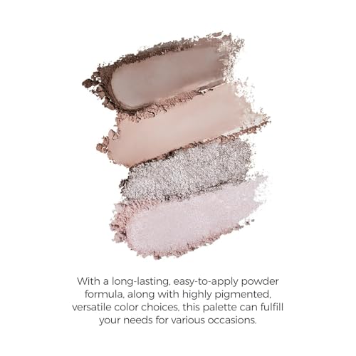 Flower Knows Little Angel 9-Color Eyeshadow Palette Edens Angel 0.37oz - Rosy Nude & Taupe