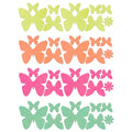Sasswear Neon Star Body Stickers - 40pk Blacklight Glow