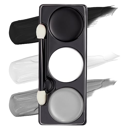 Halloween Skeleton Makeup Palette 3 Colors with Brush