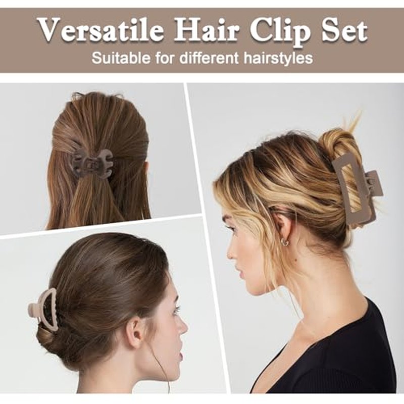 10PCS Non-Slip Hair Clips Set for Thick Hair - Versatile Styles