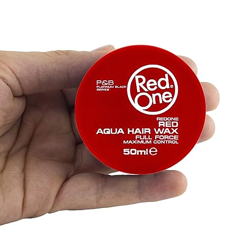 Redone Hair Styling Aqua Wax - 50 ml/1.69 Fl Oz Travel Size | Edge Control | Ultra Hold Hair Gel | Strawberry Scent | For Men & Women's Maximum Control