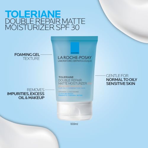 La Roche-Posay Toleriane Purifying Foaming Facial Cleanser for Sensitive Skin