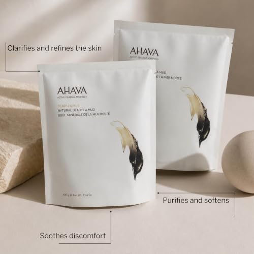 AHAVA Natural Dead Sea Mud Body Treatment – 13.6 Oz