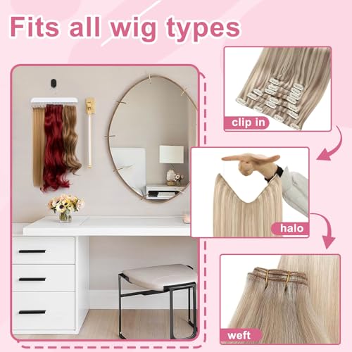 SCUNDA Hair Extension Holder for Styling & Storage | 2 Pack