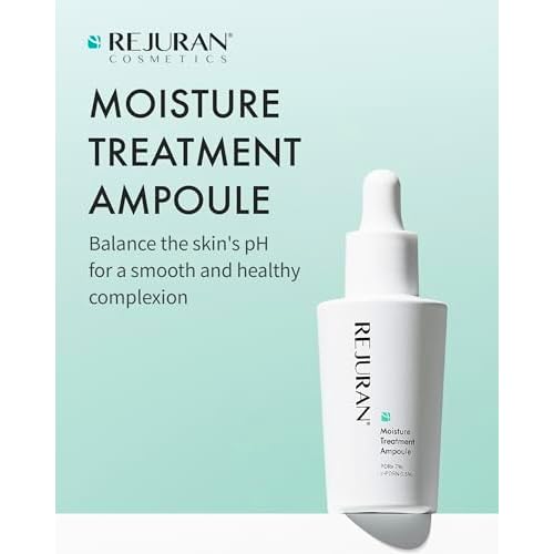 REJURAN¢ç Moisture Treatment Ampoule, c-PDRN¢ç - Deep Hydrating Face Serum for Instant & Long-Lasting Moisture, Soothing, Skin Barrier Boost, Moisture Lock with PDRx. Korean Skin Care (1.01 fl oz)