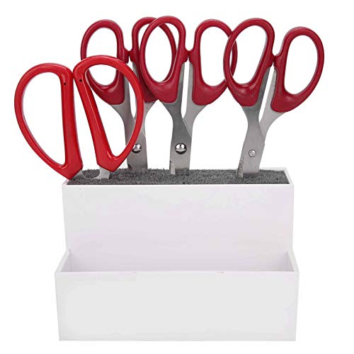 Professional Salon Scissor Holder Organizer Box, Dual-Layer Storage