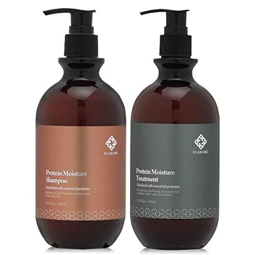 Elabore Protein Moisture Shampoo & Treatment Set (15.21 fl.oz / 450 ml)