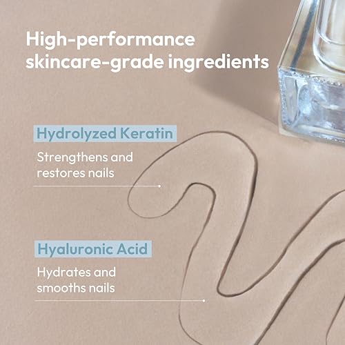 Kerasal Nail Strengthening Base Coat with Keratin & Hyaluronic Acid - 0.5 Oz