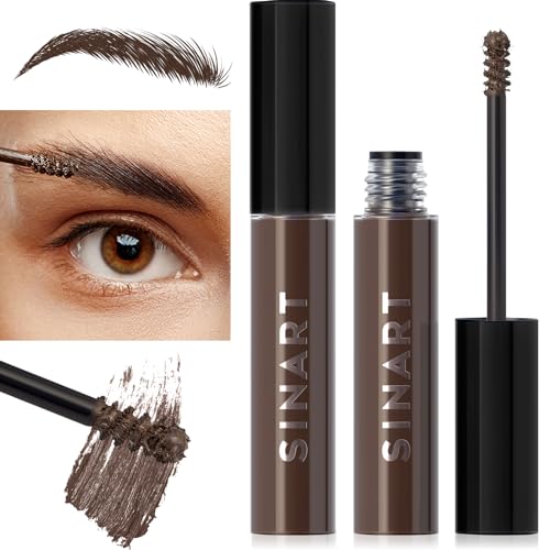 Eyebrow Tinted Gel, Extra Long-lasting Brows MakeUp, Creates Full, Voluminous-Looking Brows, Locks Brow Hairs In Place, Vegan and Cruelty-Free, 4g/0.14 Oz