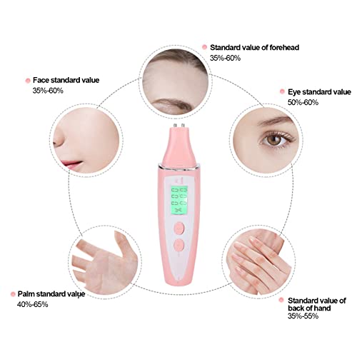 Digital LCD Skin Analyzer with Oil & Hydration Tester