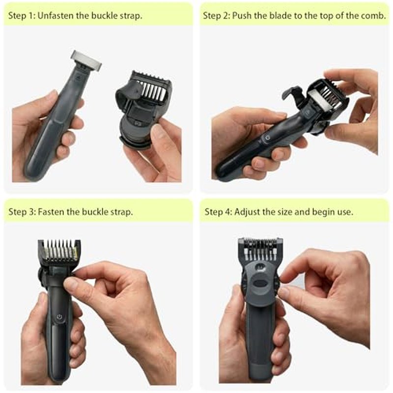 14-in-1 Adjustable Comb for OneBlade QP2520 QP2530 QP2620