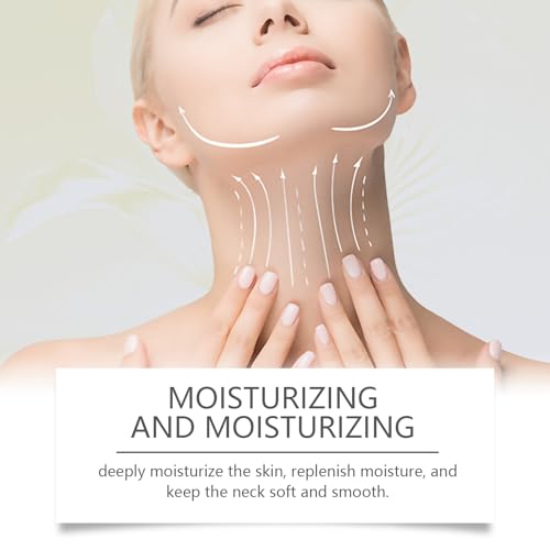 AH-8 Neck and Eye Cream Set with Electric Massage Tightening, Anti-Wrinkle Treatment with Red Light, Deep Moisturizer Bundle Care (neck cream and neck tap)