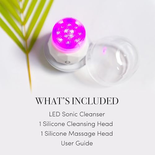 reVive Soniqué Mini Acne Cleanser | Sonic Face Brush with Blue & Red Light
