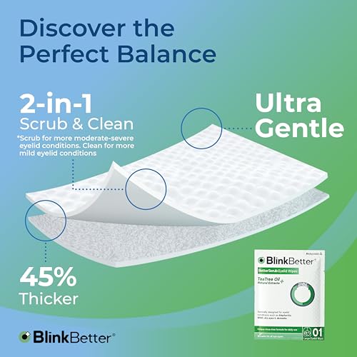 BlinkBetter Tea Tree Oil Eyelid Wipes - 20 Pack