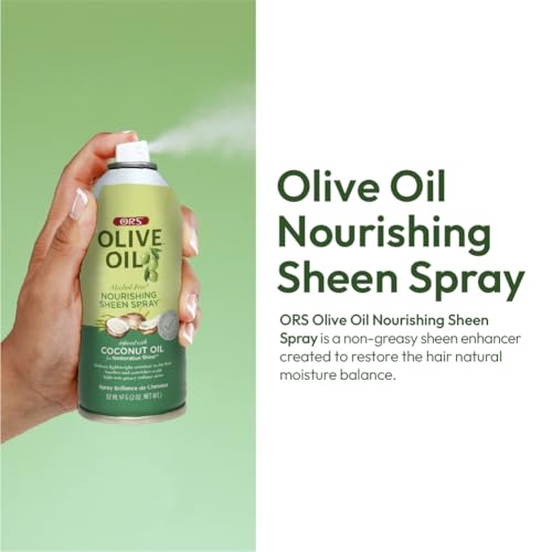 ORS Olive Oil Nourishing Sheen Spray 2oz - Coconut Oil Hair Shine