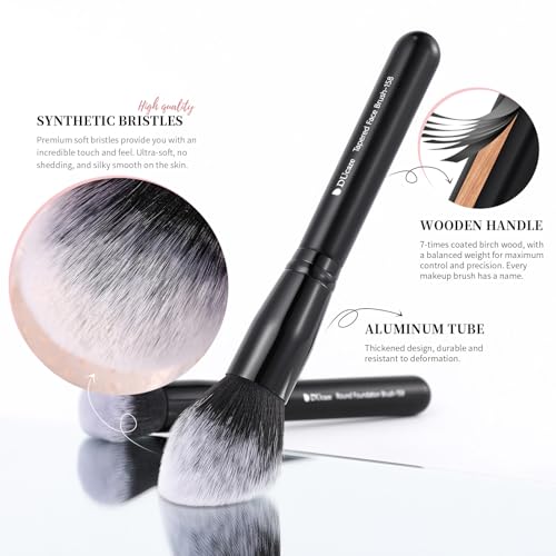 DUcare 27Pc Professional Makeup Brush Set – Synthetic Kabuki