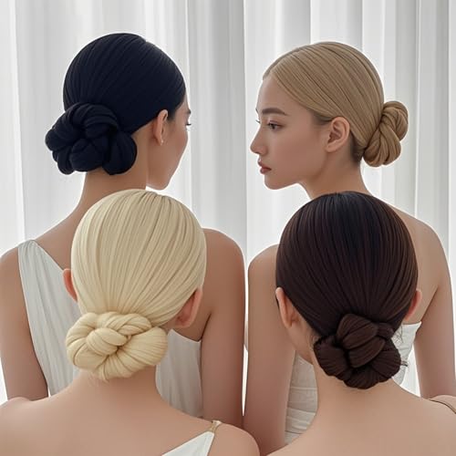 Gold Hair Bun Maker Set - Volume Inserts & Styling Tools