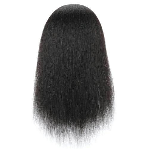 FUTAI 100% Human Hair Mannequin Head 22" with Stand