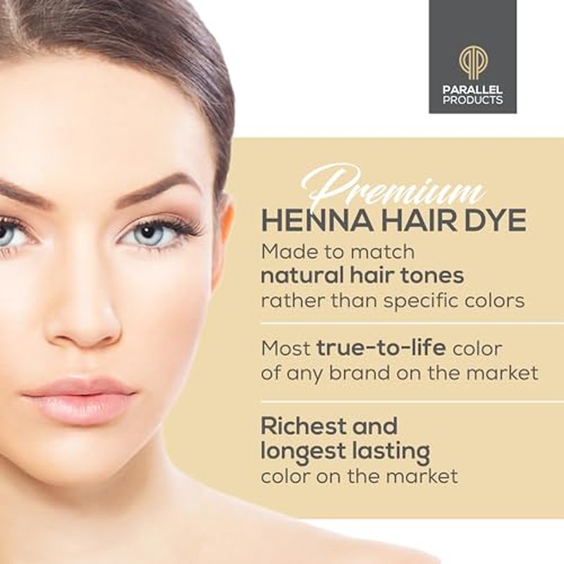 Premium Henna Hair Dye Kit for Spot Coloring - 5g Black