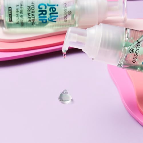 Essence Jelly Grip Hydrating Primer - Long-Lasting Makeup Base, Vegan, PETA Certified