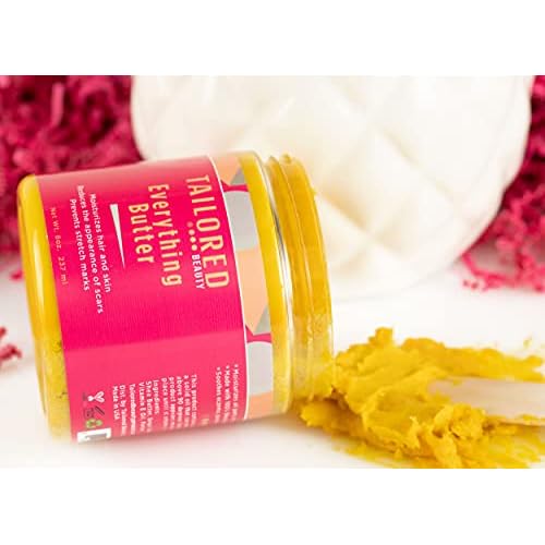 Tailored Beauty Everything Butter For Stylish Hair - Moisturize Skin and Hair - High Prevention from Breakage & Damage 8oz