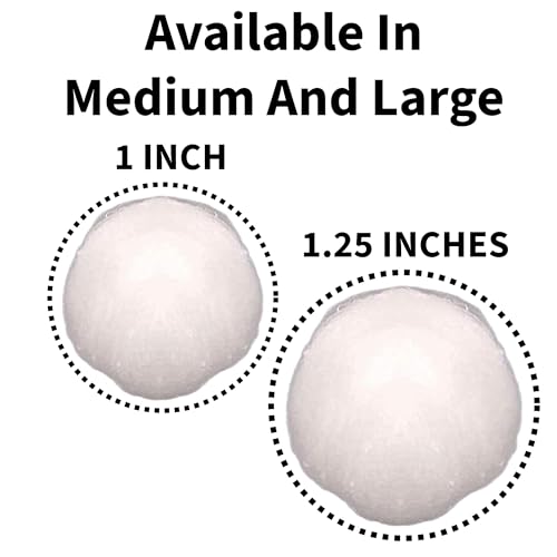 Vakly 100% Cotton Balls 1 Inch Medium - 2000 Pack for Skincare & First Aid