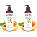 PURA D'OR 16 Oz ORGANIC Apricot Kernel Oil-100% Pure&Natural USDA Certified Cold Pressed Carrier Oil-Antioxidant&Vitamin E Rich Moisturizer for Natural Glow-&Softness-Face,Skin-&Hair,(Pack of 2)