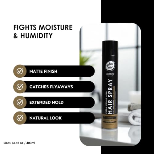 Rolda Extra Strong Hold Hair Spray with Matte Finish & Humidity Control - 13.52oz